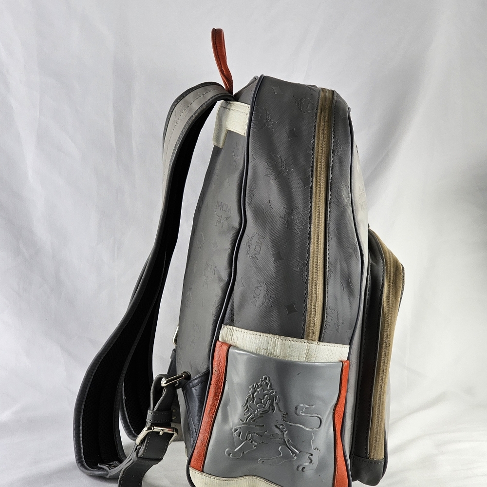 Mcm Metallic Backpack - image 4
